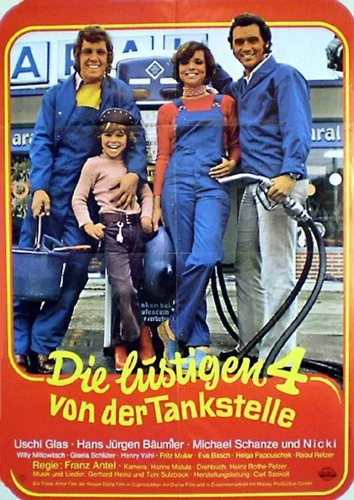 Poster for Die lustigen Vier von der Tankstelle